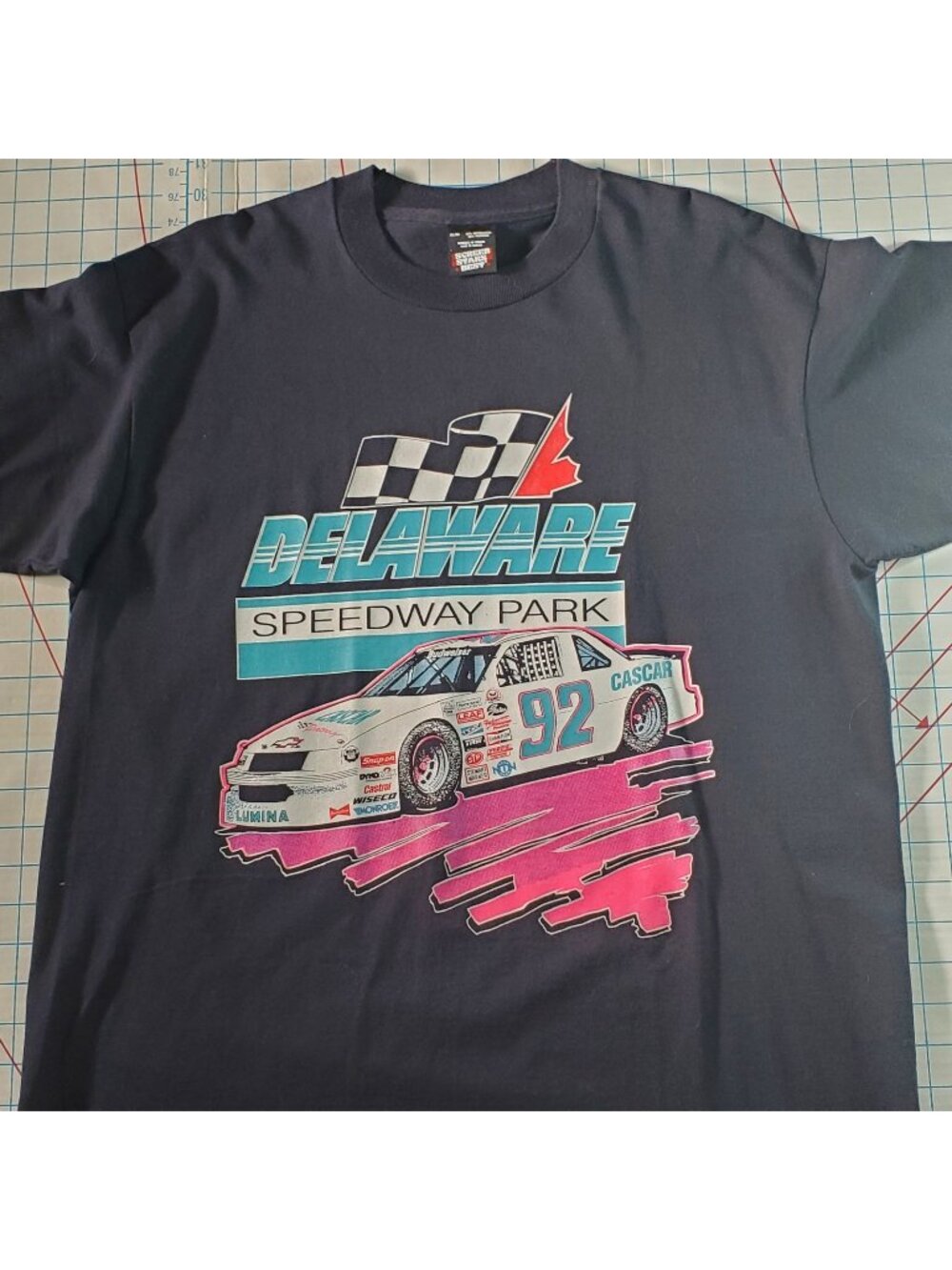 Delaware Speedway Park T-shirt Men's Xlarge Vintage Black Race Car 92 Canada